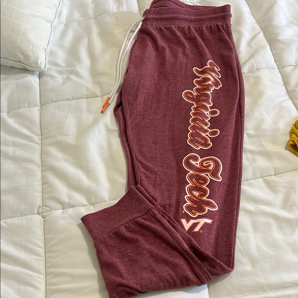 Va tech women's jogger Sweatpants - Maroon
